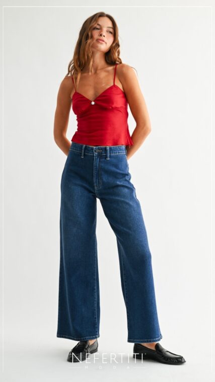 Pantalon sin bolsa frontal Azul Oscuro PL5066