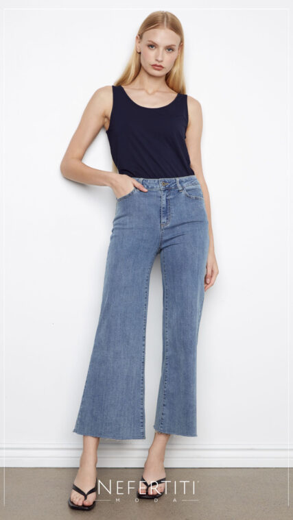 Pantalon largo mezclilla Azul Medio PL5190