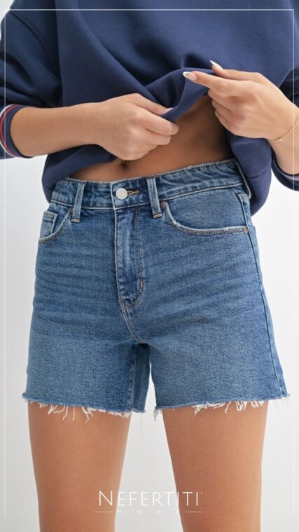 Pantalon corto scissor cut Azul Medio PC1504